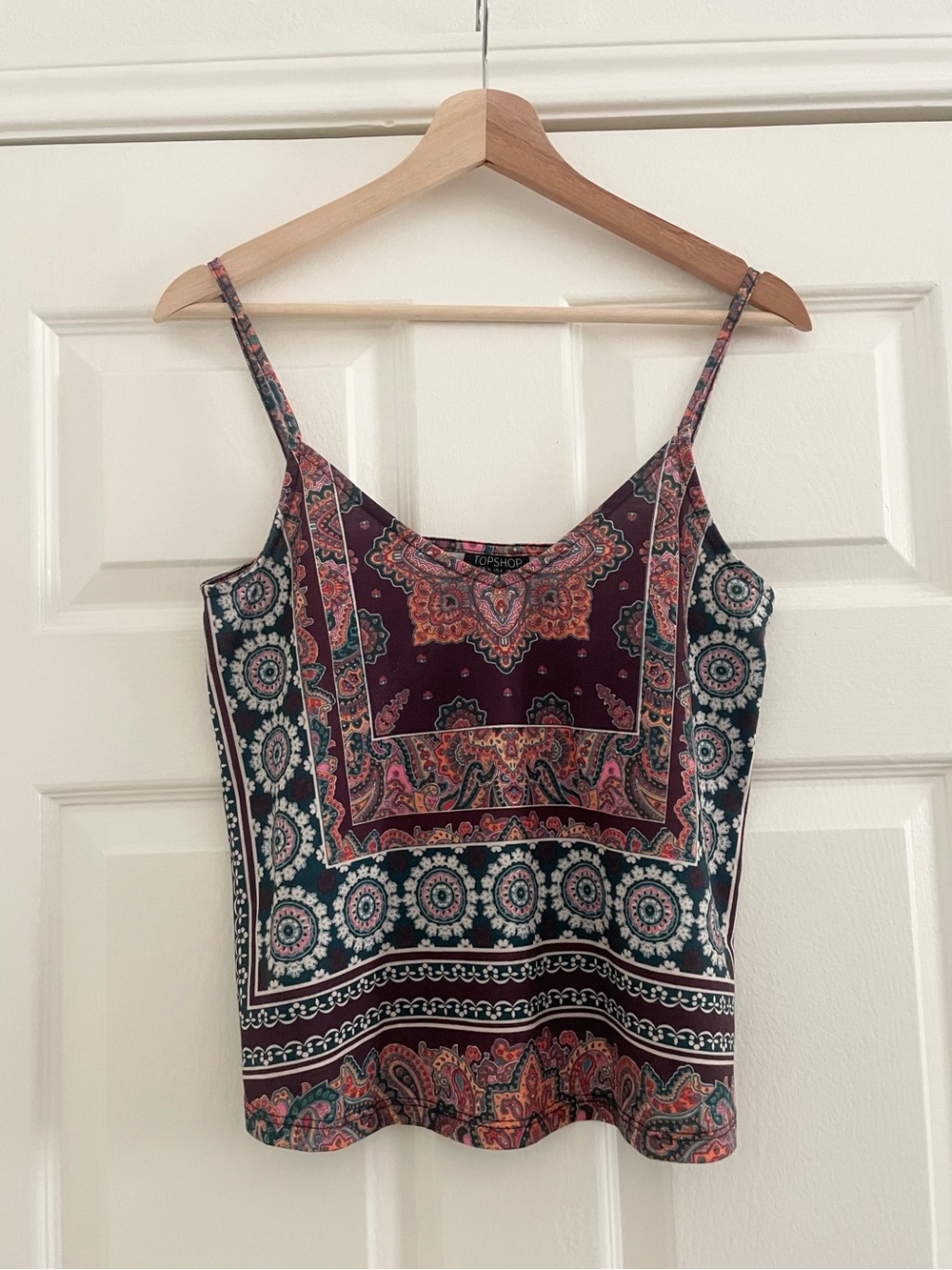 Topshop Mandala Print Cami, US 4